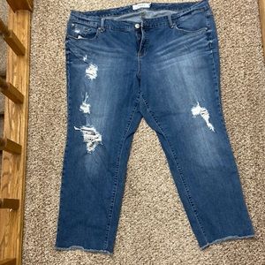 Torrid size 22 cropped jeans